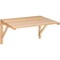 Wall-Mounted Folding Table, Drop-Leaf Solid Wood Floating Desk